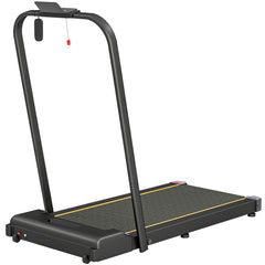 PURE 2.5HP Walking Pad, 1-6km/h Folding Treadmill with Remote Control and LED Display for Home Gym Office, Orange