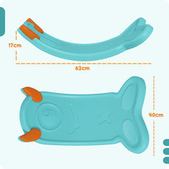 PURE Balance Board for Kids Balance Training & Sensory Play, Light Blue