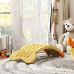 PURE Balance Board for Kids Balance Training & Sensory Play, Yellow