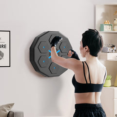 PURE Music Boxing Machine with Bluetooth Connection and LED Light Smart, Wall Mounted for Punching Beat Boxing Training