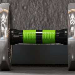 PURE 20kg 2-in-1 Barbell and Dumbbell Set, with Non-Slip Handle, for Weight Lifting, Training Home Gym