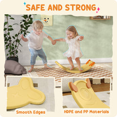 PURE Balance Board for Kids Balance Training & Sensory Play, Yellow