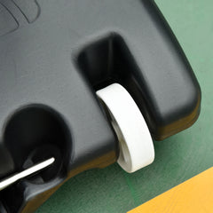 PURE Basketball Hoop Outdoor, Portable Basketball Hoop and Stand with Weighted Base, Portable on Wheels, 1.55-2.1m, for Teens, Juniors, Adults, White