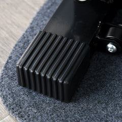 PURE Portable Mini Stepper, Exercise Fitness Machine for Legs Arms Thigh Toner Toning Machine, Stair Steps Workout Training Fitness, w/ Resistance Bands and Floor Mat, Black