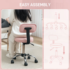 PURE 360° Swivel Seat Salon Stool - Pink