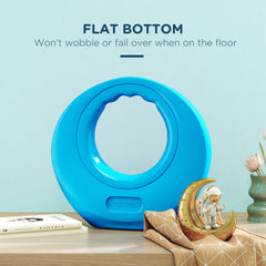 PURE 10kg Kettlebell, Kettle Bell with Wide Handle for Home Gym, Weight Lifting, Strength Training, Light Blue