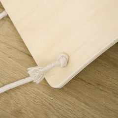 PURE Wood Wobble Board with Ropes, Balance Board for Full Body Workout, Multipurpose for Kids and Adults