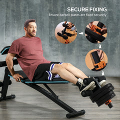 PURE Tib Bar with 2 x 5kg&2 x 10kg Olympic Weight Plates, Tibialis Trainer Calf Raise Machine for Shin Splints and Knee Pain Relief, for Home, Gym, Lifting and Strength Training