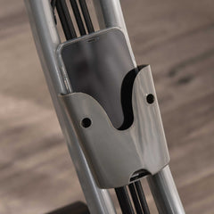 PURE 2-in-1 Folding Exercise Bike with 8-Level Magnetic Resistance, Arm Resistance Band, Pulse Sensor, Grey