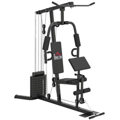 PURE Multi-Exercise Gym Station, with 45kg Weight Stack, for Full Body Workout