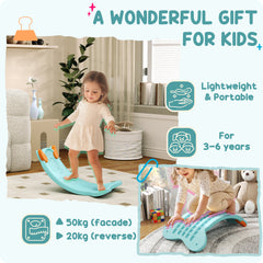 PURE Balance Board for Kids Balance Training & Sensory Play, Light Blue