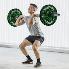 PURE Olympic Weight Plates with 5cm Holes, for Weight Lifting, 2 x 10kg