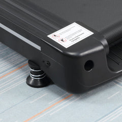 PURE Folding Treadmill for Home Motorised Running Machine w/ LCD Display Black