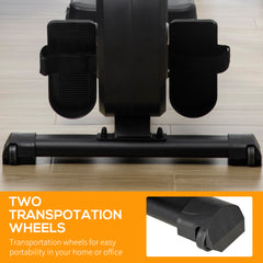 PURE Folding Rowing Machine, Magnetic Rower Machine with 8 Levels Quiet Resistance, LCD Monitor, Wheels, Aluminium Slide Rail, Vertical Storage, 102kg Weight Capacity for Home Gym Cardio Training