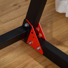 PURE Dip Stand Station Heavy Duty Upper Body Workout Equipment Angled Grip for Triceps dips Pull Ups Push Ups for Home Gym Office, Black