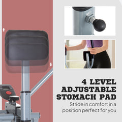 PURE Air Walker Glider, Cross Trainer Fitness Machine, with LCD, for Home Gym, Grey