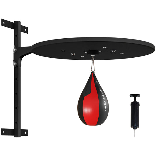 PURE Wall Mounted Speed Bag Platform, Height Adjustable Punching Bag, Training Kit