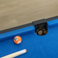 PURE 5-in-1 Multi Games Table, with Pool, Table Tennis, Basketball, Hockey, Archery, Blue