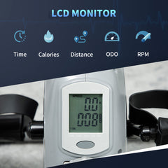 PURE Pedal Exerciser with Eight Level Magnetic Resistance, with Eight-Level Magnetic Resistance, Grey