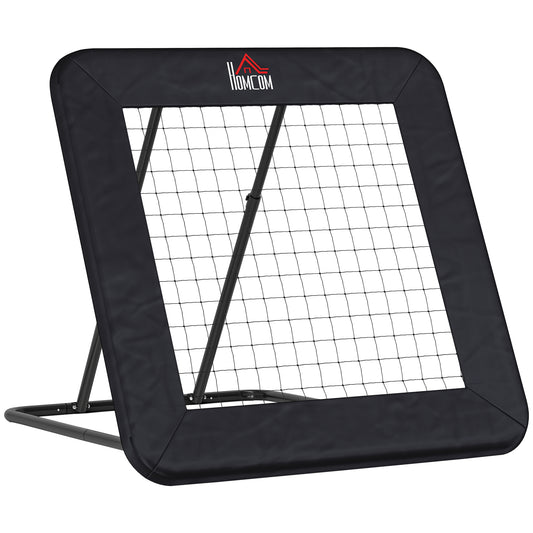 PURE Football Training Net Target Goal, with Adjustable Angles - Black