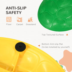 PURE Six-Piece Kids Stepping Stones, with Non-Slip Mats, Balance River Stones