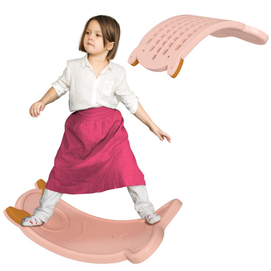 PURE Balance Board for Kids Balance Training & Sensory Play, Pink