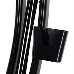 PURE 2-in-1 Folding Exercise Bike with 8-Level Magnetic Resistance, Arm Resistance Band, Pulse Sensor, Black