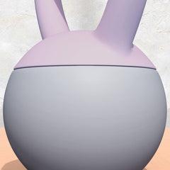 PURE 8KG Soft Kettlebell, Kettlebell with Non-Slip Handle for Home Gym, Weight Lifting, Strength Training, Purple/Grey