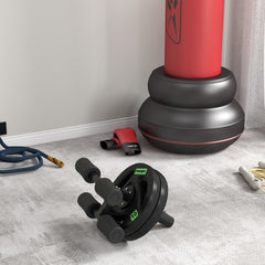 PURE Two 5kg Olympic Weight Plates, Tri-Grip Rubber-Coated Barbell Weights, with 5cm Holes, for Home, Gym, Office