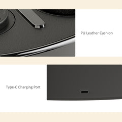 PURE Music Boxing Machine, Smart Bluetooth Boxing Machine Wall Mounted with 9 Speeds & Modes, LED Lights and Gloves, Punching Pad for Adults, Black