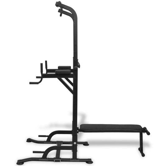 Power Tower with Sit-up Bench