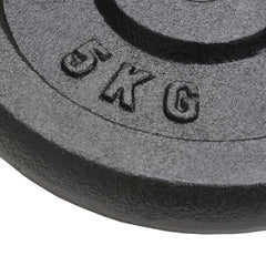 Weight Plates 4 pcs 2x10 kg+2x5 kg Cast Iron