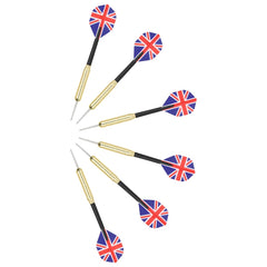 Professional Dart Set with Dartboard Sisal Steel