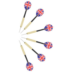 Professional Dart Set with Dartboard and Cabinet Sisal Steel