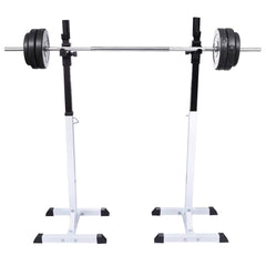 Barbell Squat Rack with Barbell and Dumbbell Set 60.5 kg