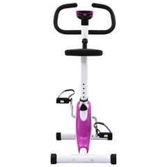 Exercise Bike with Belt Resistance Purple