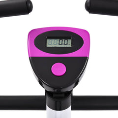 Exercise Bike with Belt Resistance Purple