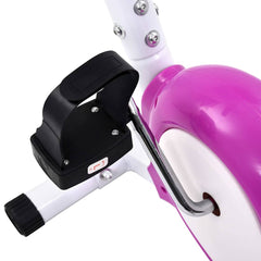 Exercise Bike with Belt Resistance Purple