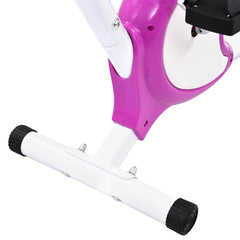 Exercise Bike with Belt Resistance Purple