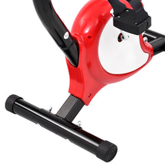 Exercise Bike with Belt Resistance Red