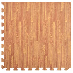 Floor Mats 12 pcs Wood Grain 4.32 ㎡ EVA Foam