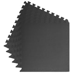 Floor Mats 6 pcs 2.16 ㎡ EVA Foam Black