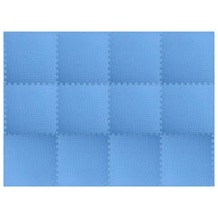 Floor Mats 12 pcs 4.32 ㎡ EVA Foam Blue