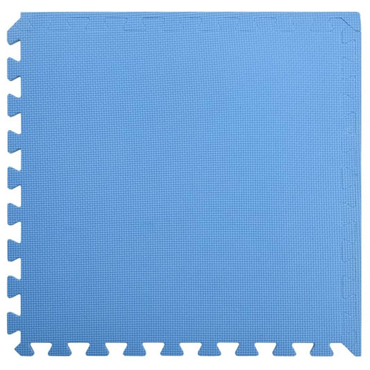 Floor Mats 24 pcs 8.64 ㎡ EVA Foam Blue