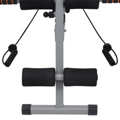 L-shaped Abdominal Trainer with Elastic Strings