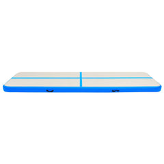 Inflatable Gymnastics Mat with Pump 700x100x15 cm PVC Blue