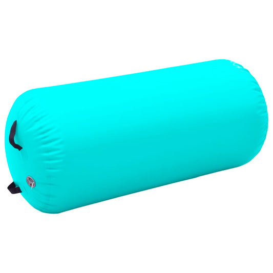 Inflatable Gymnastic Roll with Pump 120x75 cm PVC Green