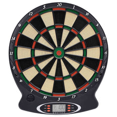 Electric Dartboard with Darts Black Polypropylene