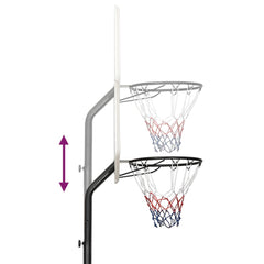 Basketball Stand White 282-352 cm Polyethene