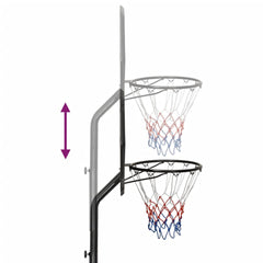 Basketball Stand Black 282-352 cm Polyethene